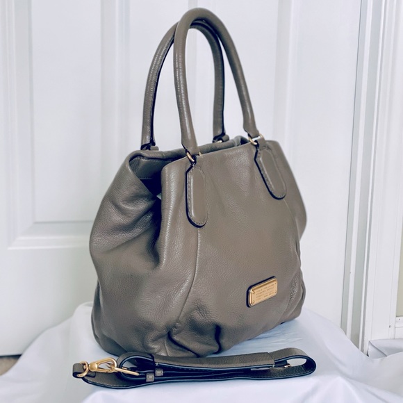 Marc by Marc Jacob Fran Grey Leather Shoulder/Tote Bag - Picture 5 of 13
